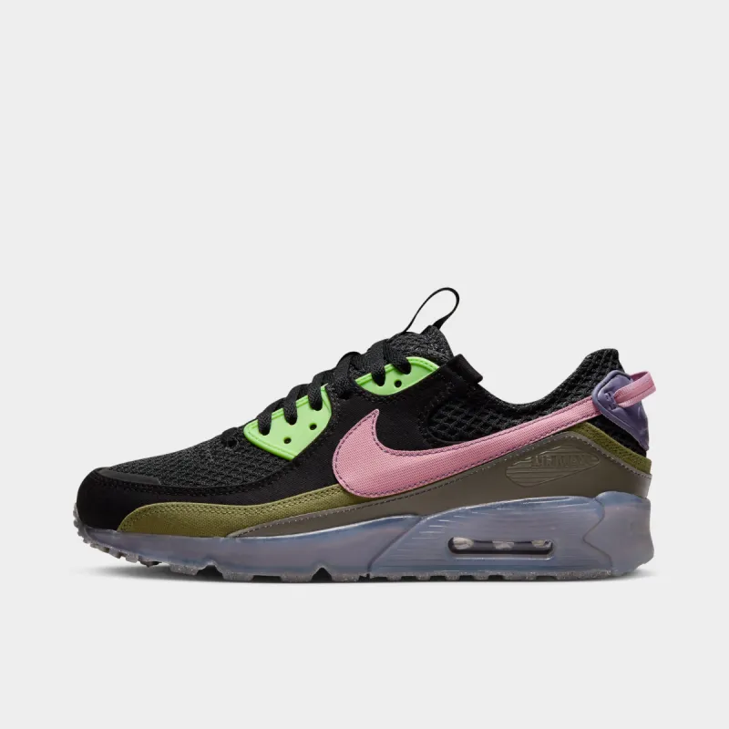 Nike Air Max Terrascape 90 Black / Elemental Pink - Key Lime sold by JD Sports