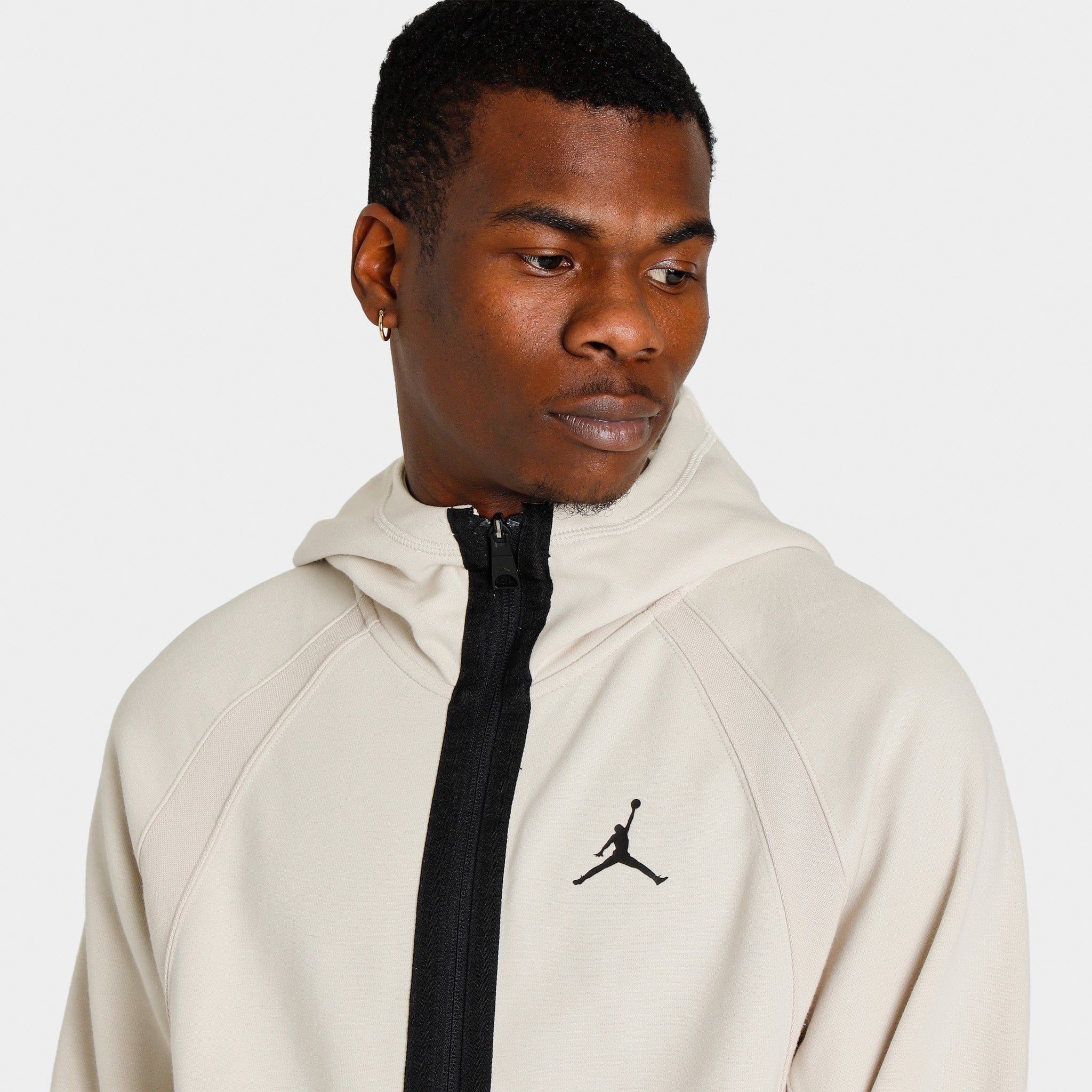 Jordan Dri-FIT Sport Air Full Zip Hoodie Rattan / Black - Black sold by JD Sports product image thumbnail 3