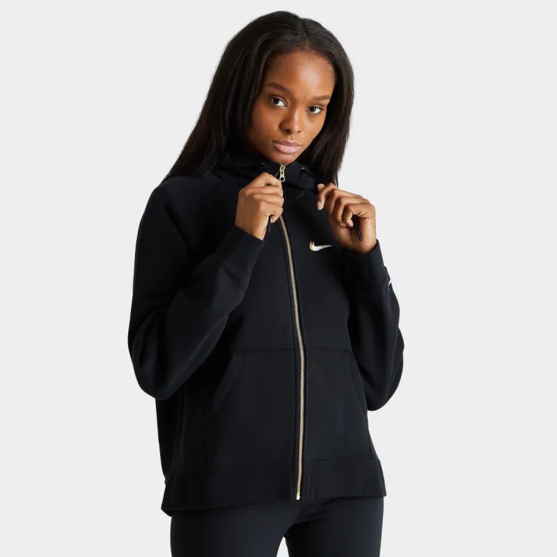 Nike Women's Sportswear Full-Zip Fleece Hoodie / Black sold by JD Sports