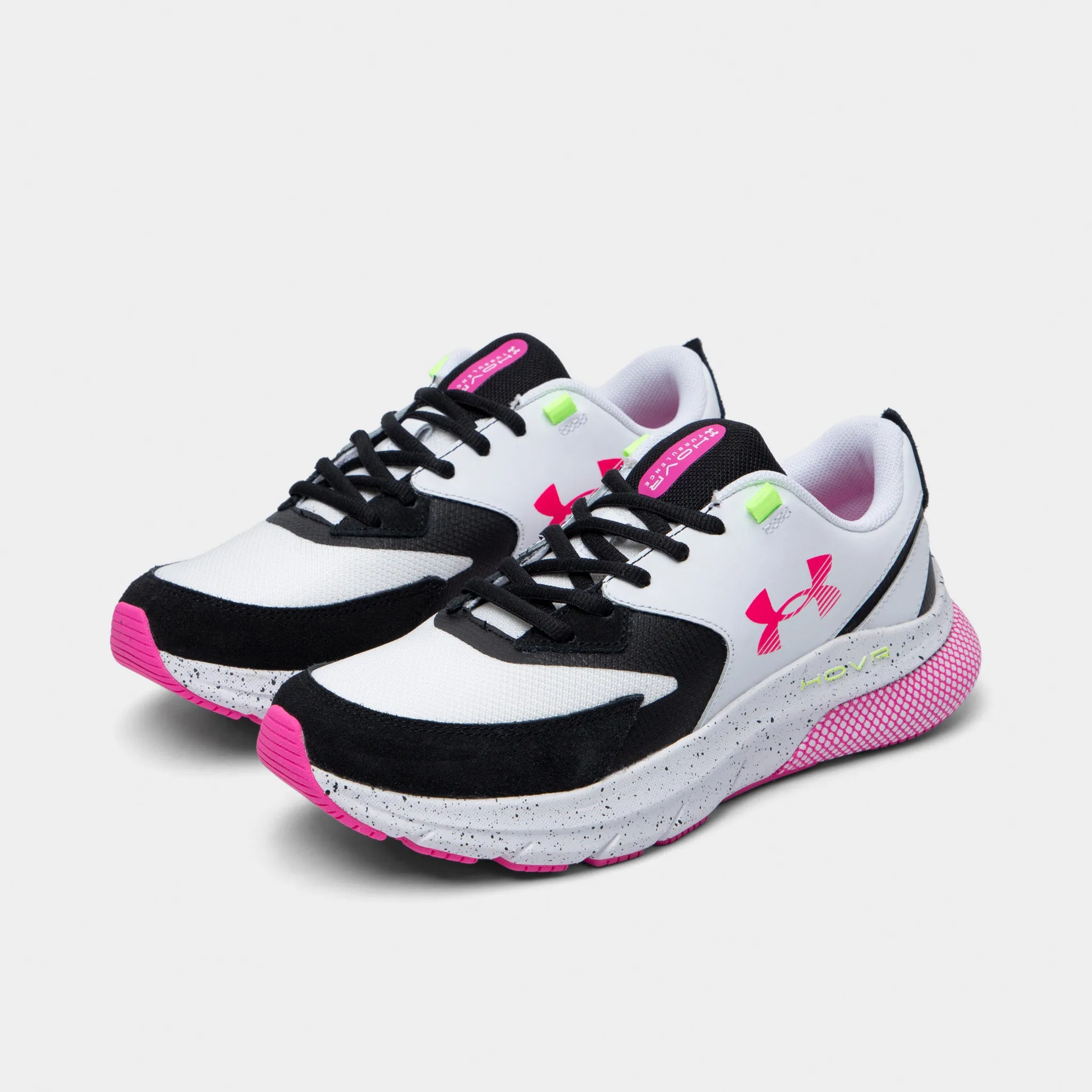 Under Armour Women's UA HOVR Turbulence White / Black - Pink sold by JD Sports product image thumbnail 2