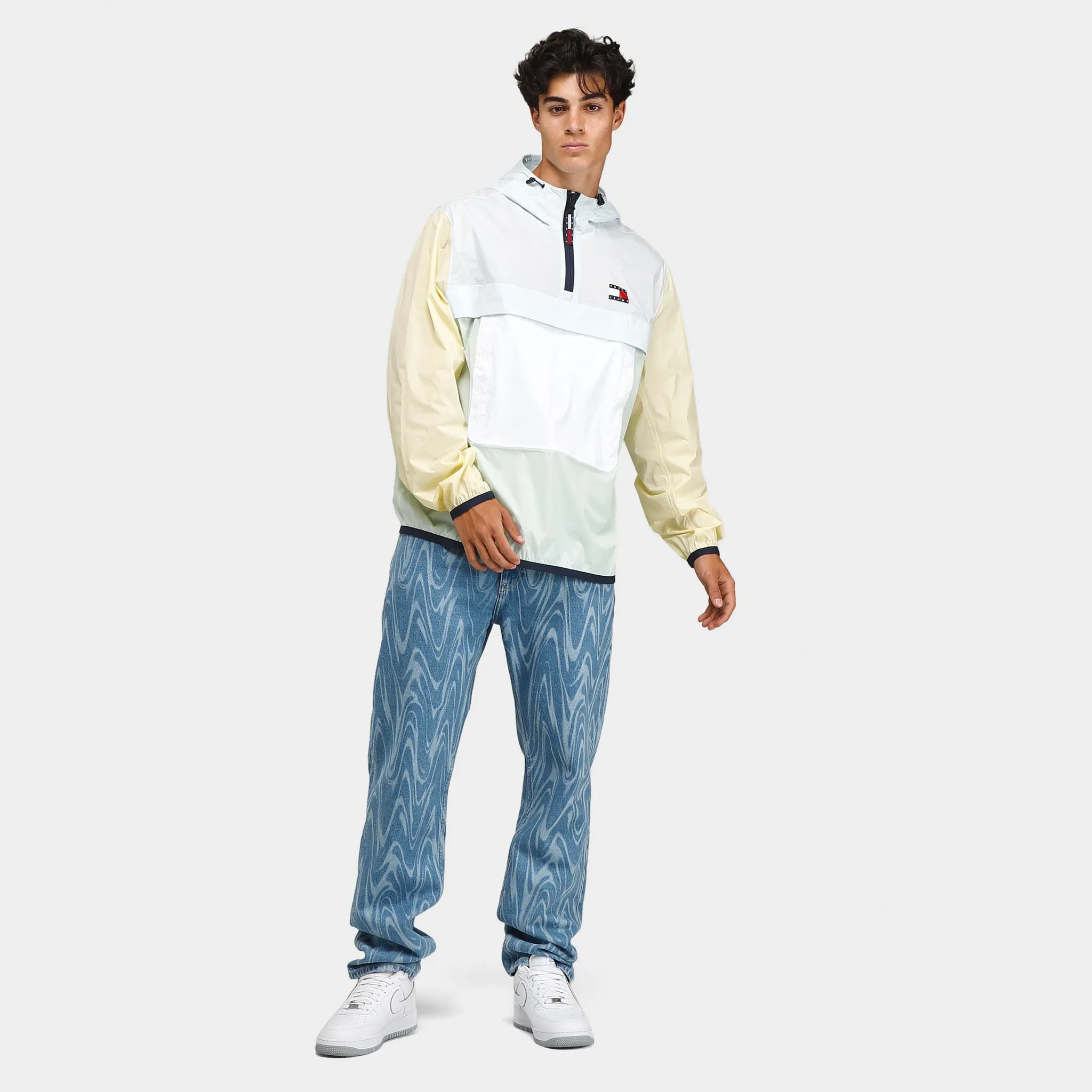 Tommy Jeans Chicago Packable Windbreaker Shimmering Blue / Multi sold by JD Sports product image thumbnail 5