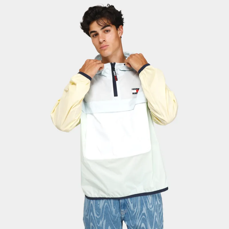 Tommy Jeans Chicago Packable Windbreaker Shimmering Blue / Multi made by Tommy Hilfiger