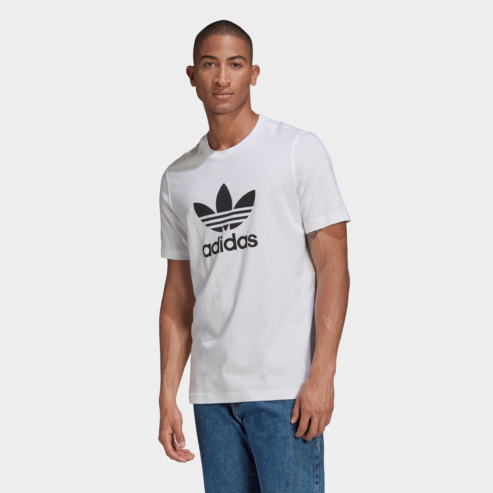 adidas Originals Trefoil T-shirt White / Black sold by JD Sports