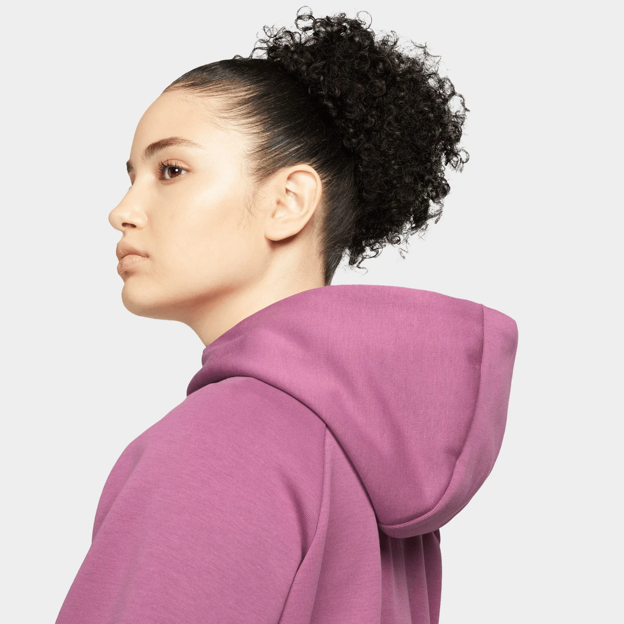 Nike Sportswear Women’s Tech Fleece Windrunner Full-Zip Hoodie Light Bordeaux / White sold by JD Sports product image thumbnail 5