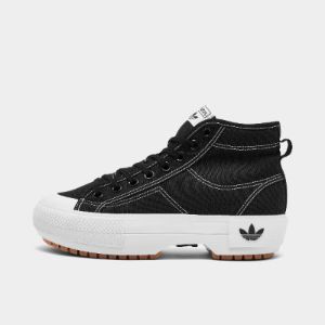 adidas Originals Women's Nizza Trek Core Black / Cloud White - Gum sold by JD Sports
