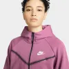 Nike Sportswear Women’s Tech Fleece Windrunner Full-Zip Hoodie Light Bordeaux / White sold by JD Sports
