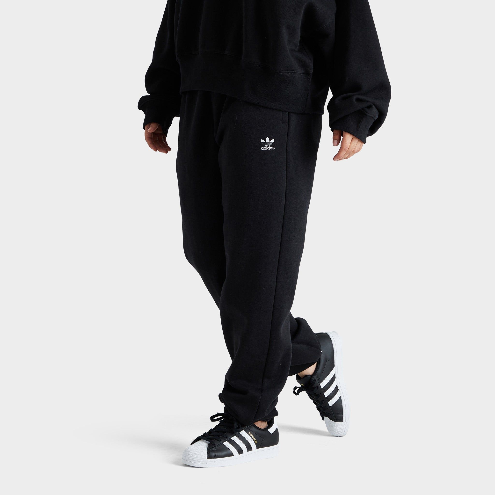 adidas Originals Women's Adicolor Essentials Fleece Joggers / Black sold by JD Sports product image thumbnail 3