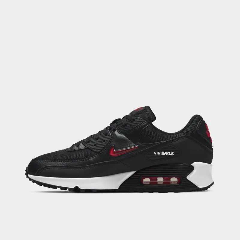 Nike Air Max 90 Jewel Black / University Red - White sold by JD Sports