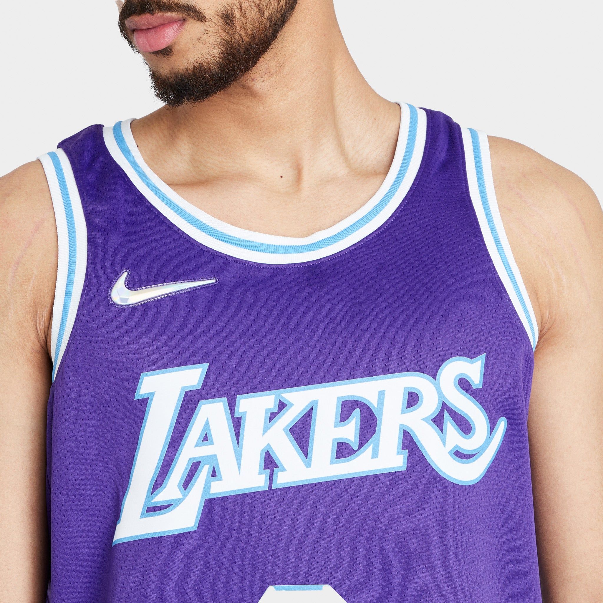 Nike Dri-FIT NBA Los Angeles Lakers City Edition Jersey / Field Purple sold by JD Sports product image thumbnail 3
