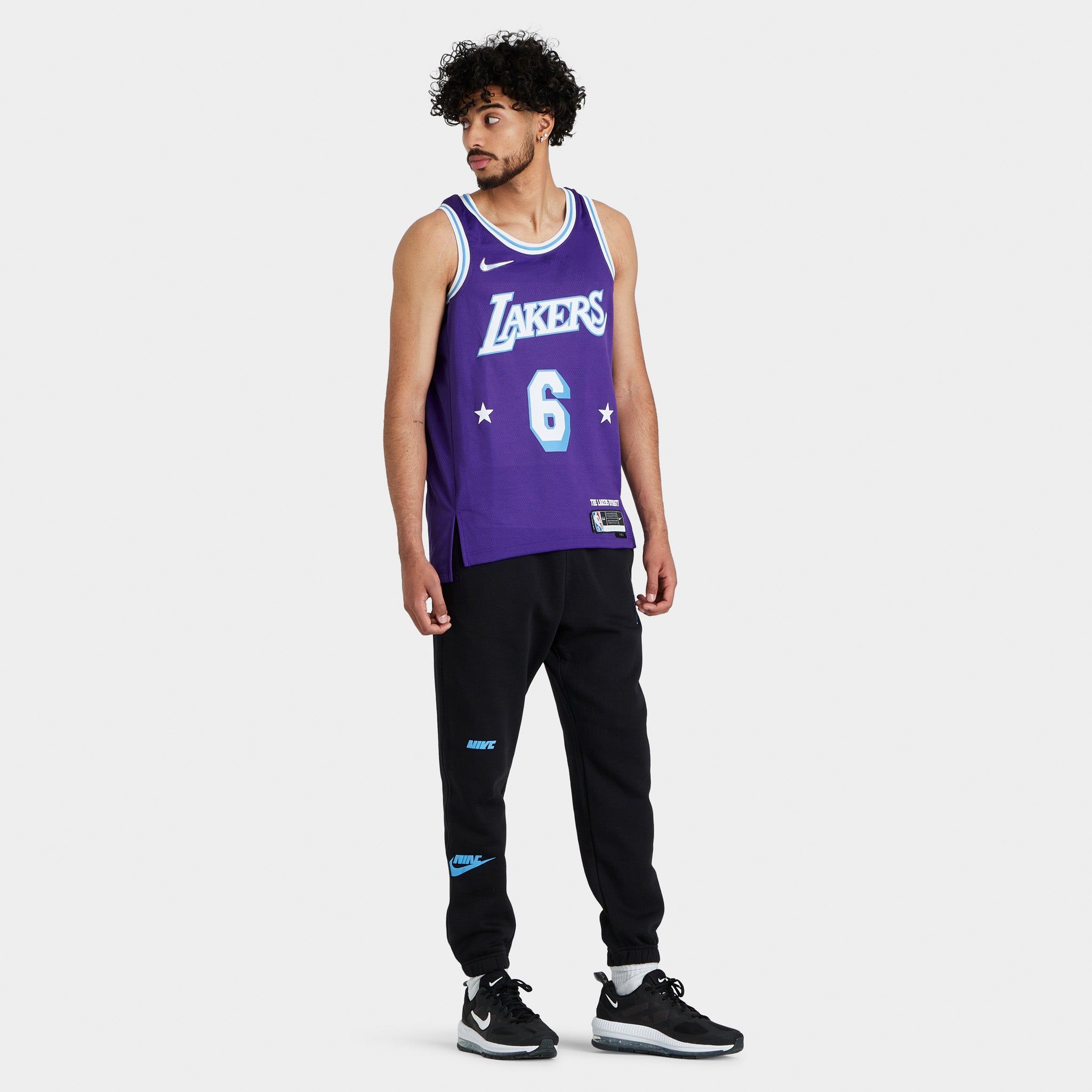 Nike Dri-FIT NBA Los Angeles Lakers City Edition Jersey / Field Purple sold by JD Sports product image thumbnail 5