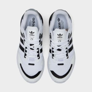 adidas Originals ZX 1K Boost Cloud White / Core Black - Halo Silver sold by JD Sports