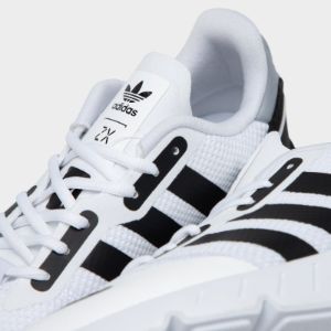 adidas Originals ZX 1K Boost Cloud White / Core Black - Halo Silver sold by JD Sports