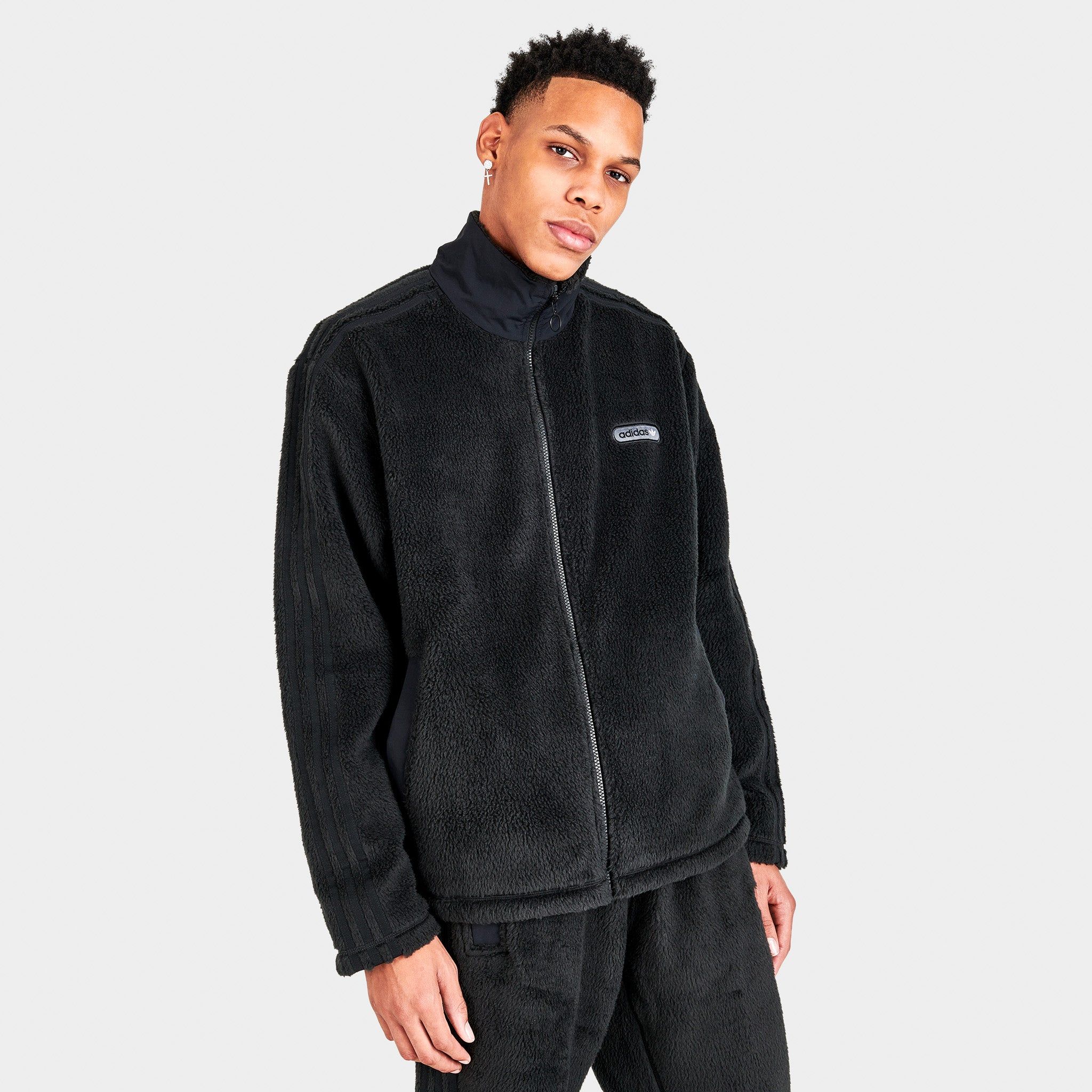 adidas Sherpa Track Top Black / Black sold by JD Sports product image thumbnail 5