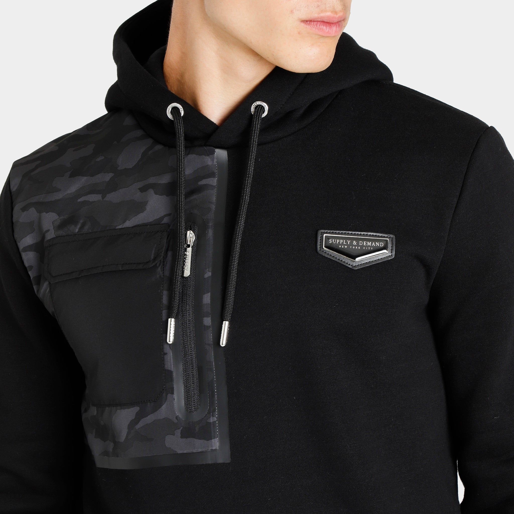 Supply & Demand Confide Pullover Hoodie / Black sold by JD Sports product image thumbnail 3