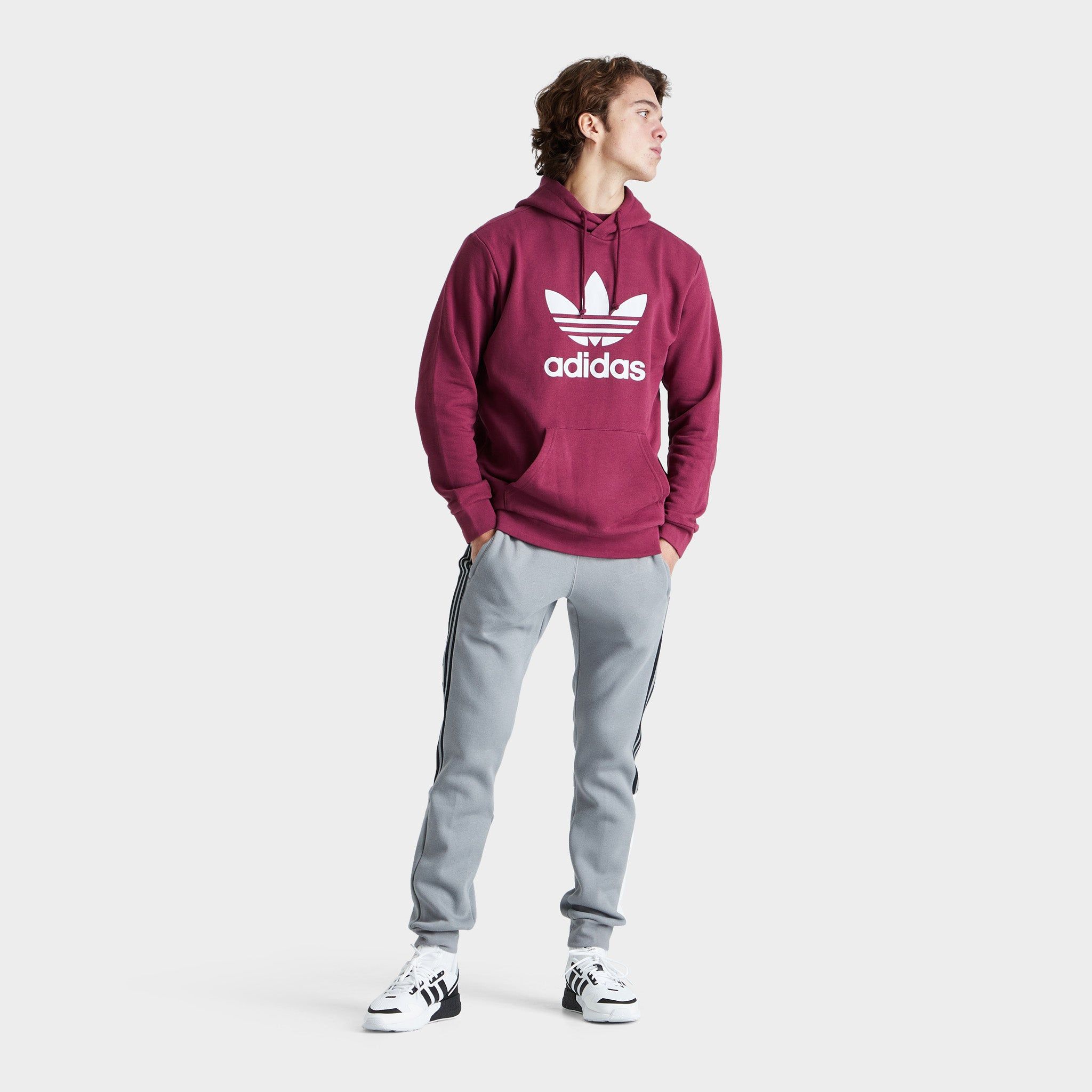 adidas Originals Adicolor Classics Trefoil Hoodie Victory Crimson / White sold by JD Sports product image thumbnail 5