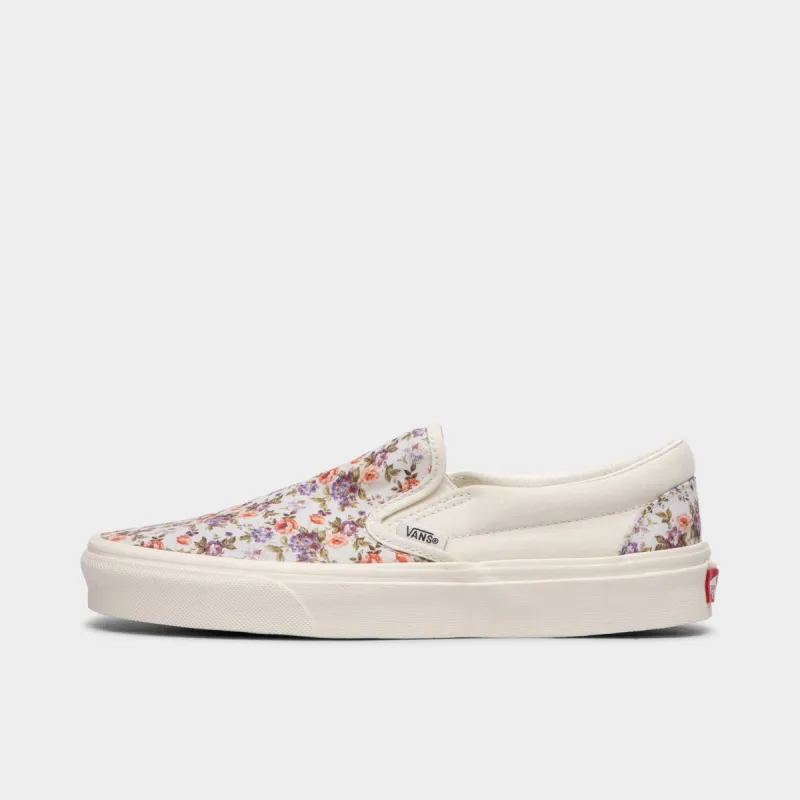 Vans Classic Slip On Vintage Floral / Marshmallow sold by JD Sports