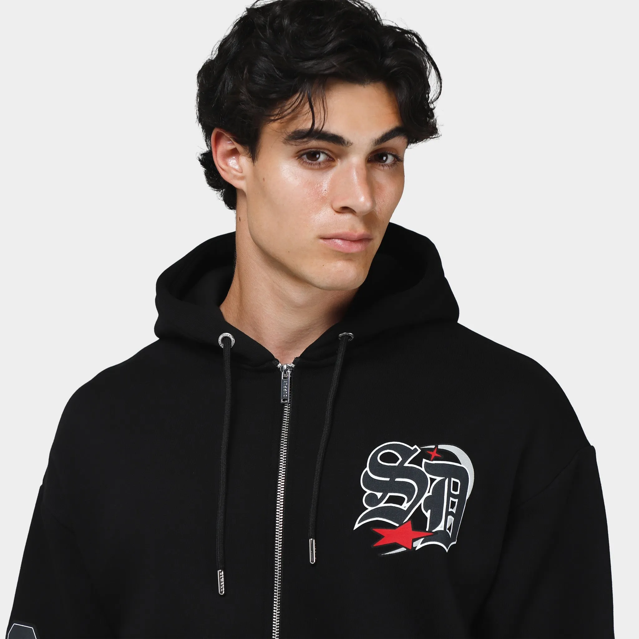 Supply & Demand Cabrera Full-Zip Hoodie / Black sold by JD Sports product image thumbnail 3