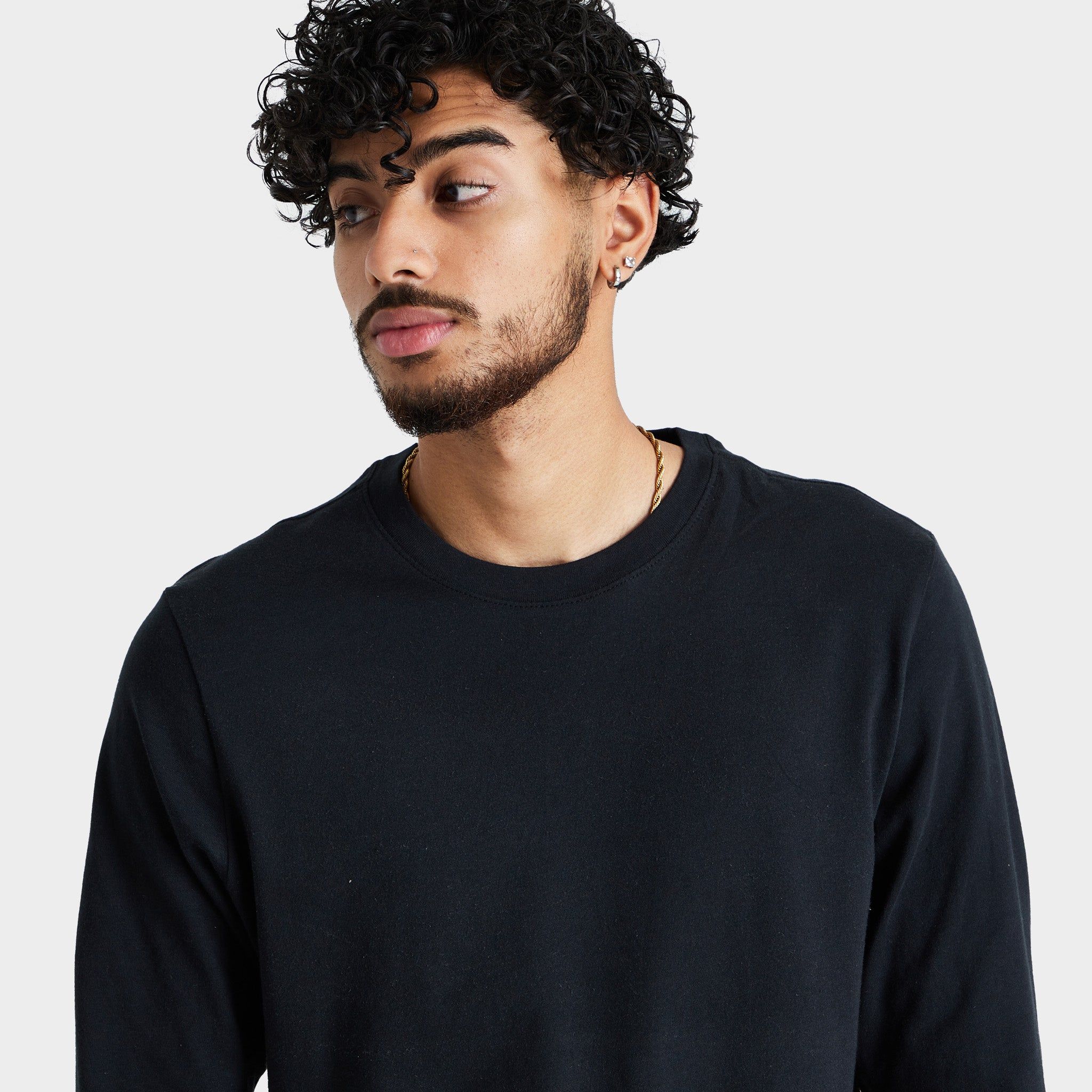 Nike Sportswear Graphic Long Sleeve T-shirt / Black sold by JD Sports product image thumbnail 3