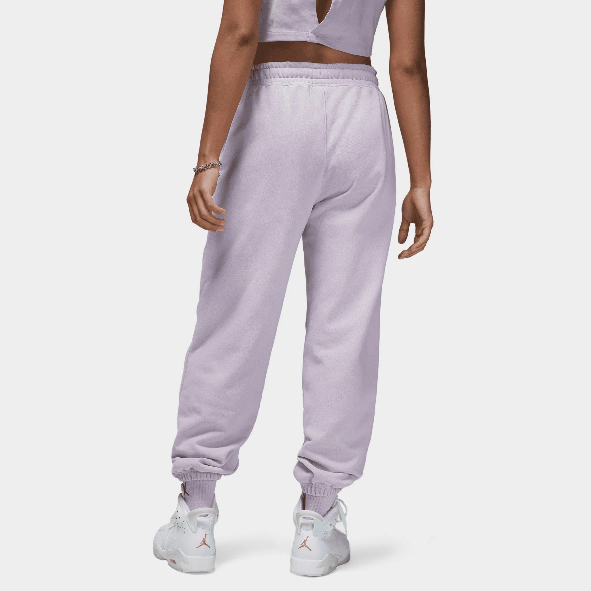Jordan Women's Flight Fleece Pants / Iced Lilac sold by JD Sports product image thumbnail 2