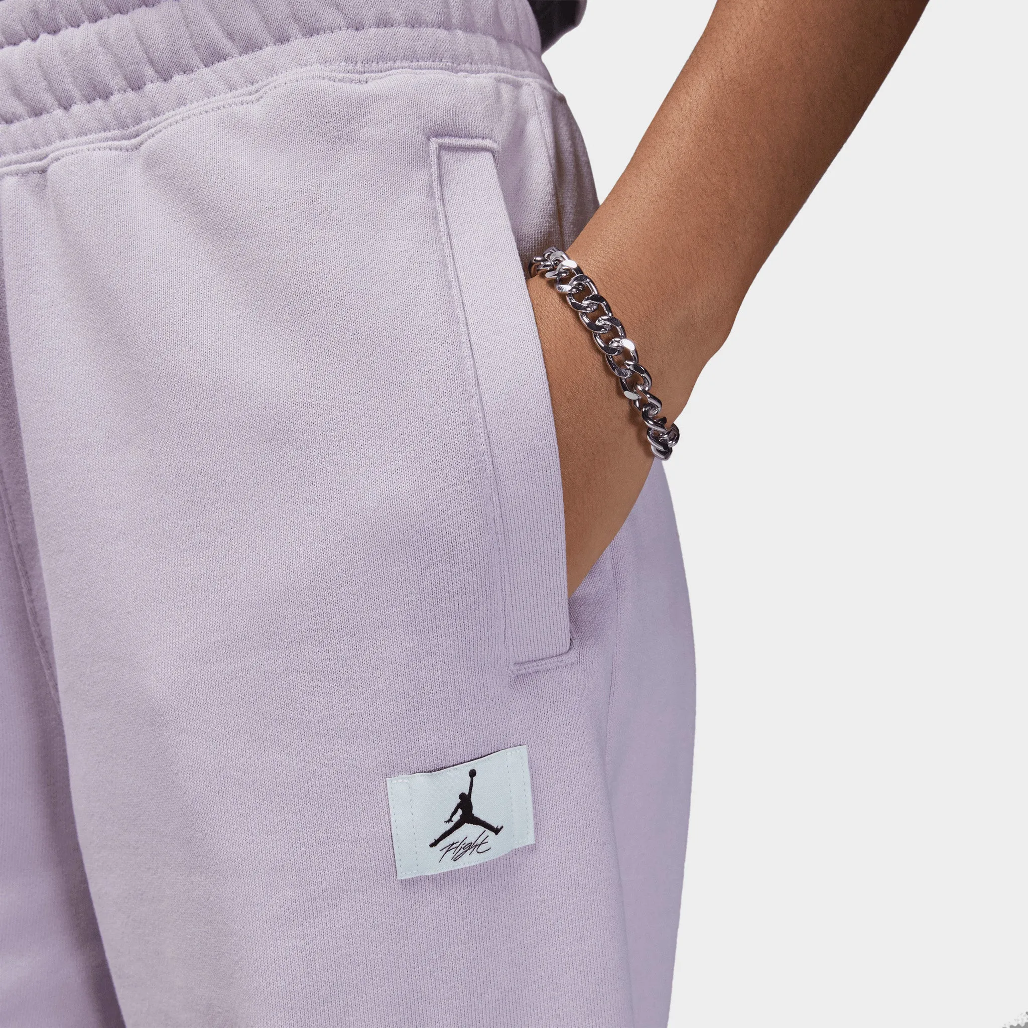 Jordan Women's Flight Fleece Pants / Iced Lilac sold by JD Sports product image thumbnail 3
