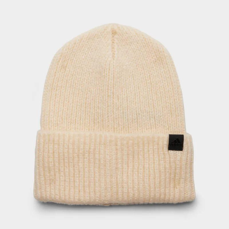 adidas Women's Cuff Beanie Wonder White / Black - Black sold by JD Sports
