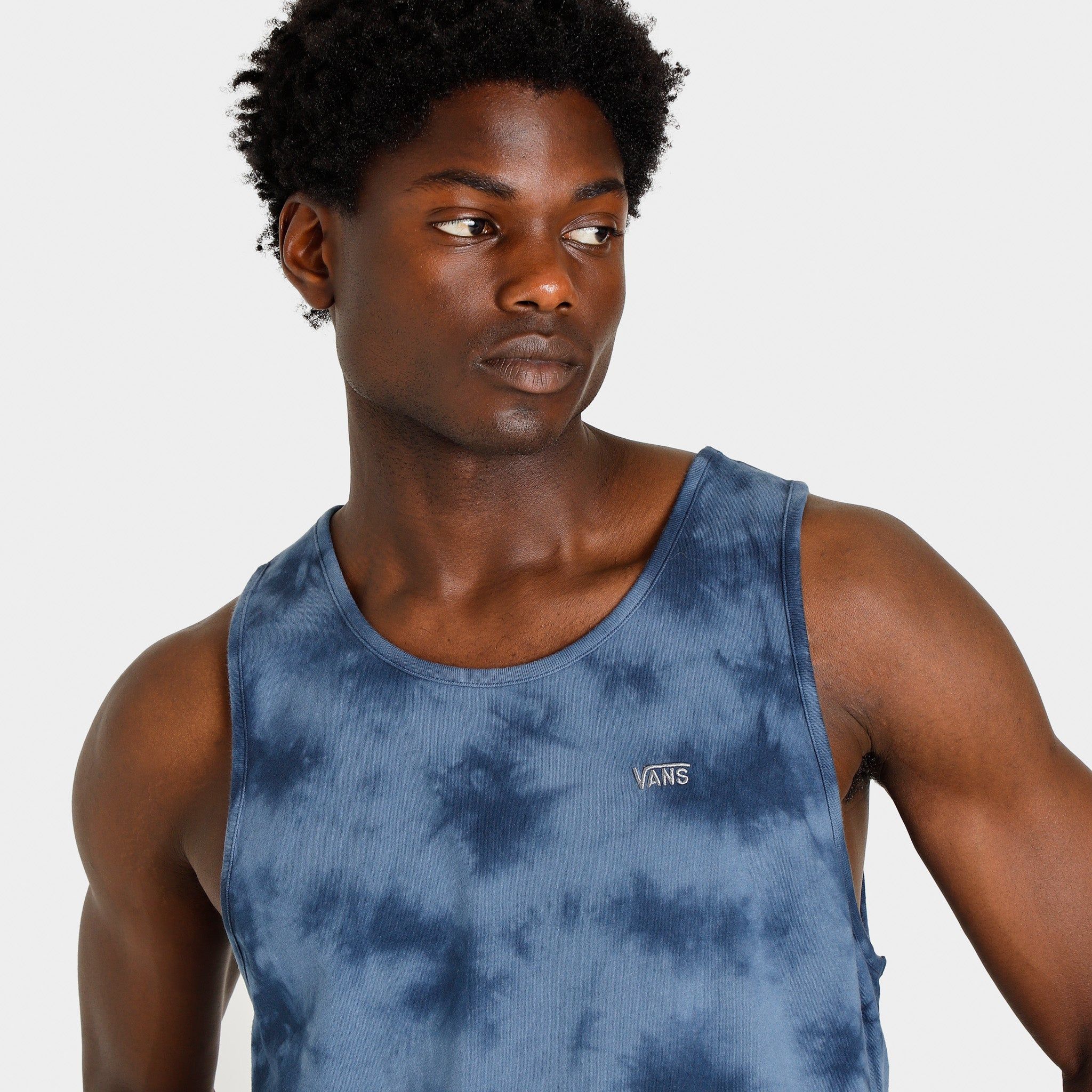 Vans Tie Dye Drop V Tank Top / Dress Blues sold by JD Sports product image thumbnail 3