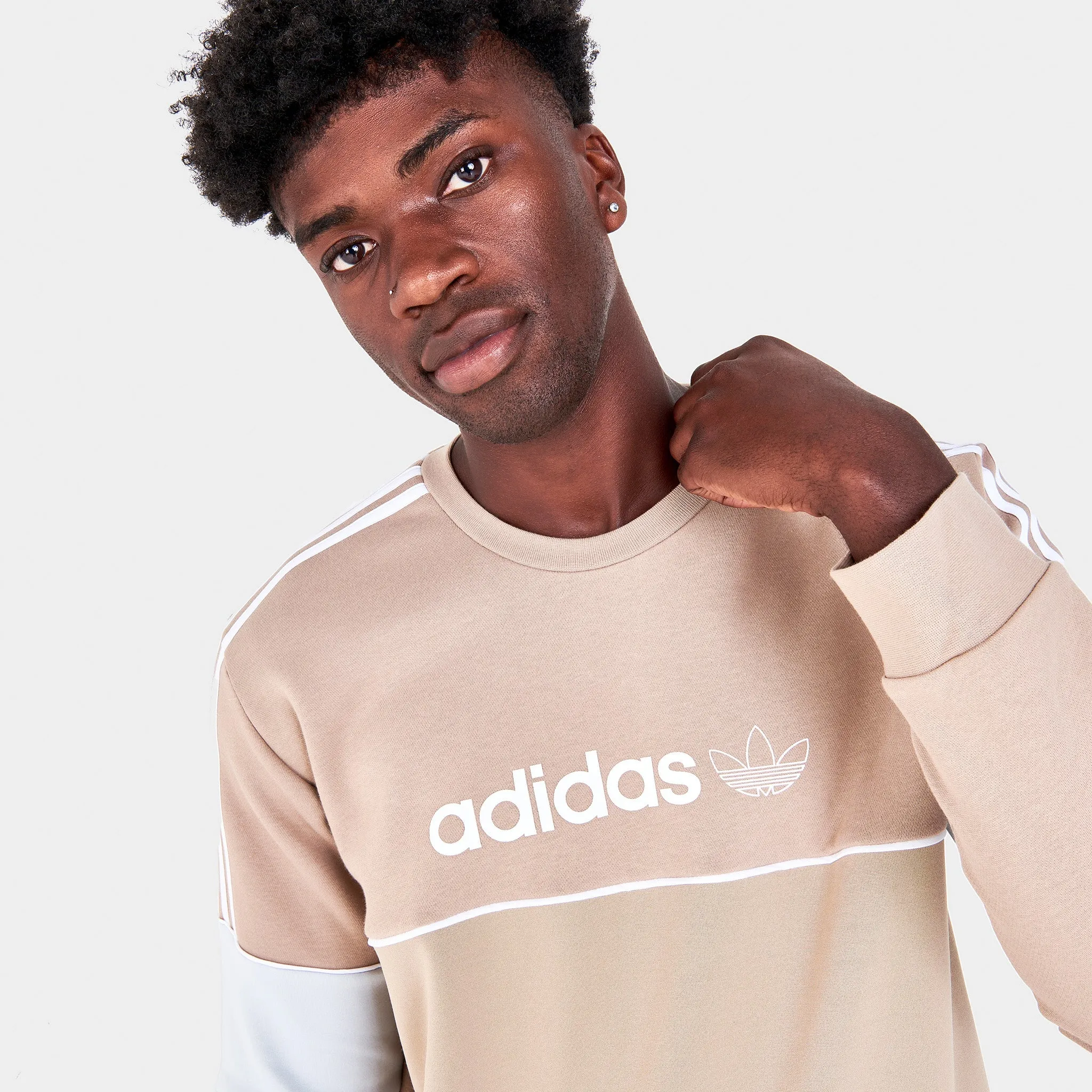 adidas Originals Itasca Crewneck Khaki / Grey sold by JD Sports product image thumbnail 4
