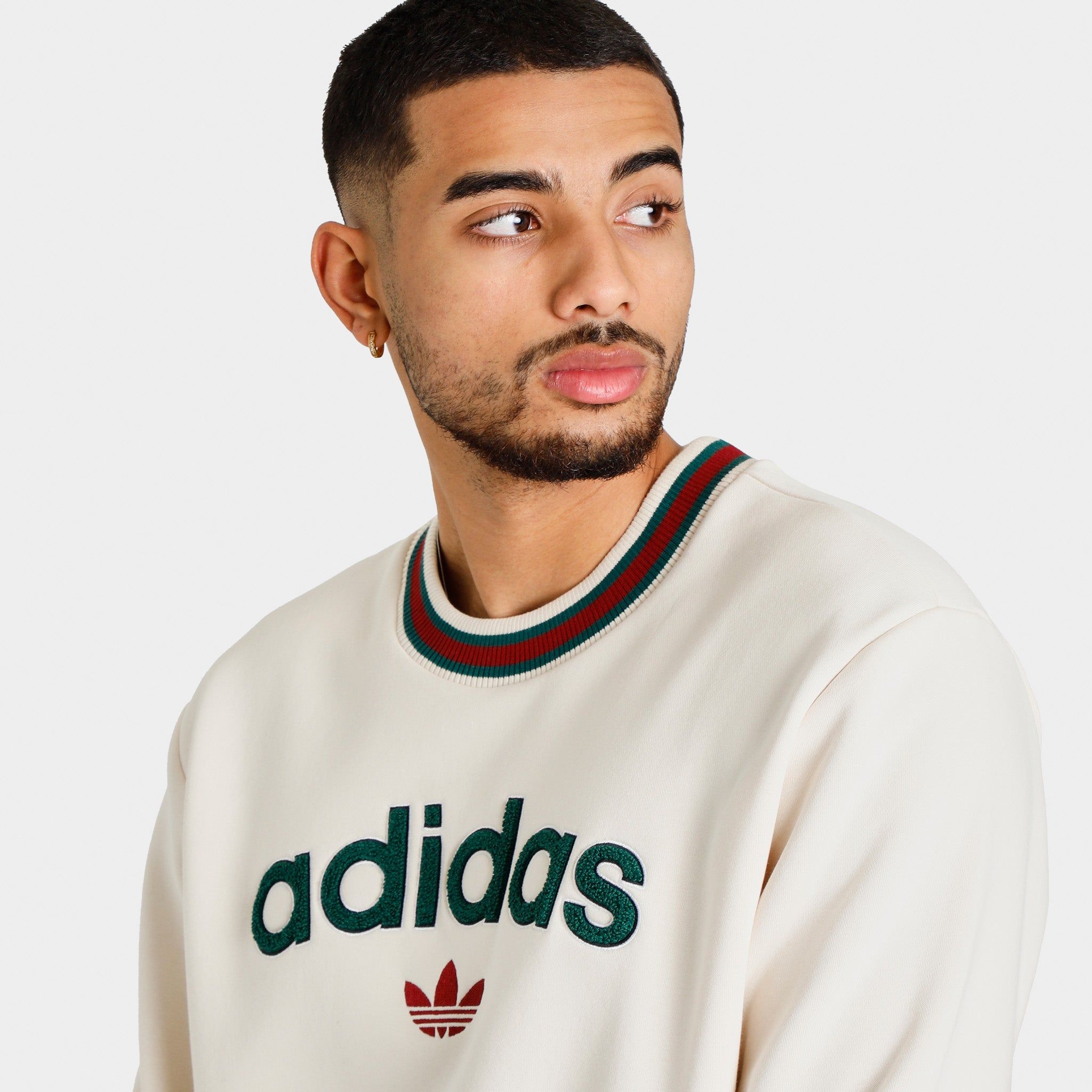 adidas Collegiate Crewneck Wonder White / Wonder White sold by JD Sports product image thumbnail 3