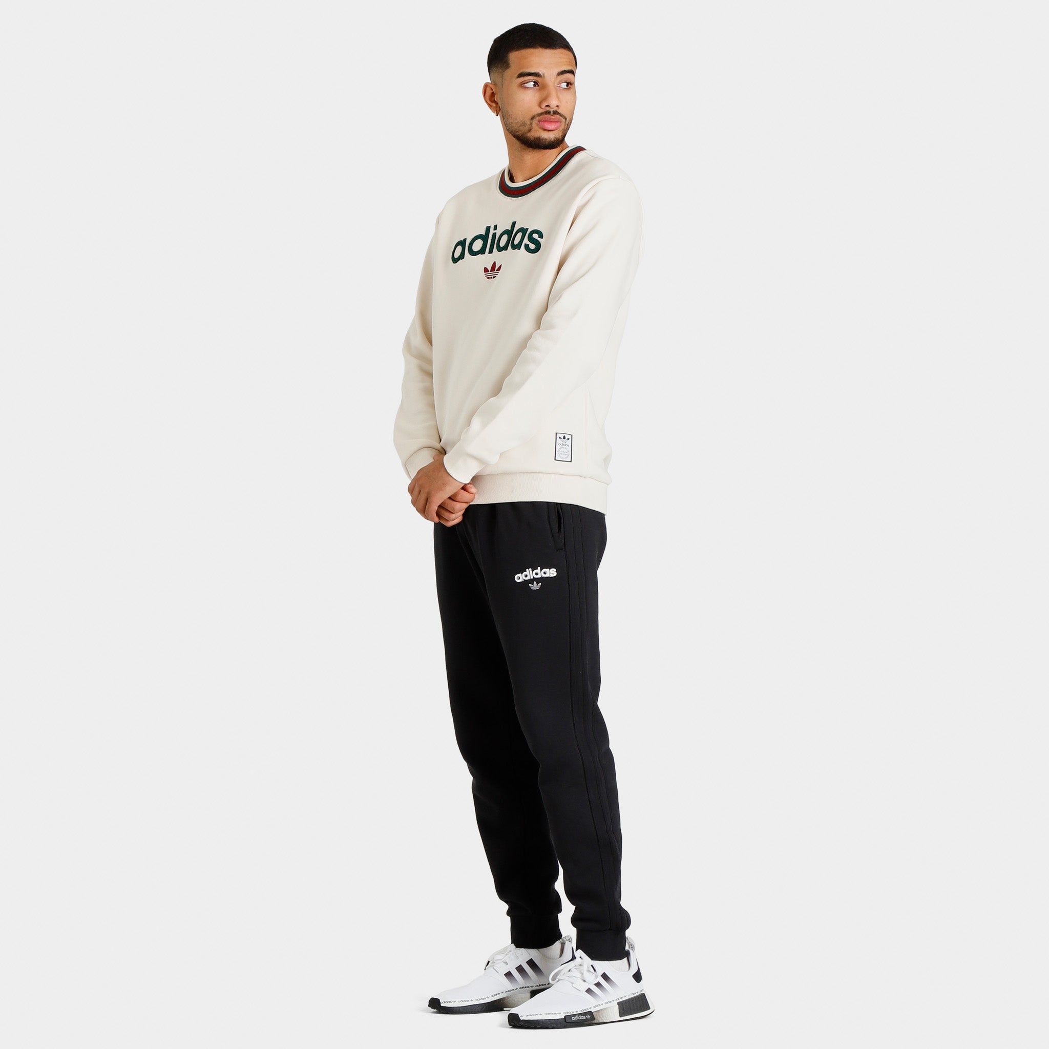 adidas Collegiate Crewneck Wonder White / Wonder White sold by JD Sports product image thumbnail 5