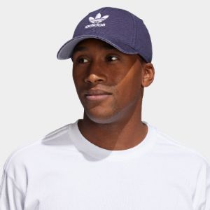 adidas Originals Relaxed Strapback / Shadow Navy / White sold by JD Sports