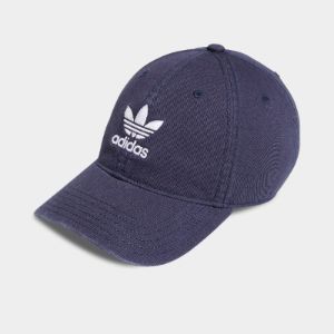 adidas Originals Relaxed Strapback / Shadow Navy / White sold by JD Sports