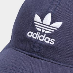 adidas Originals Relaxed Strapback / Shadow Navy / White sold by JD Sports