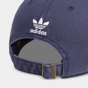adidas Originals Relaxed Strapback / Shadow Navy / White sold by JD Sports