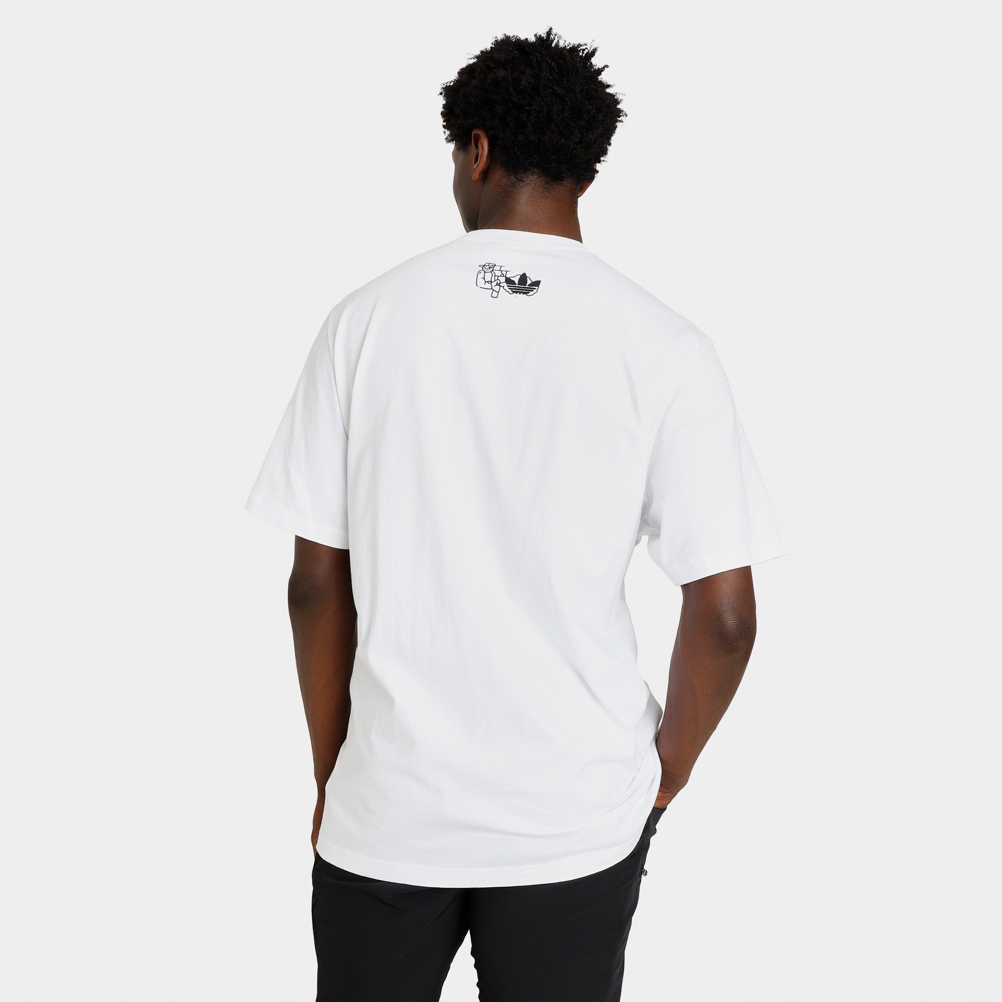 adidas Fuzi TS T-Shirt / White sold by JD Sports product image thumbnail 3