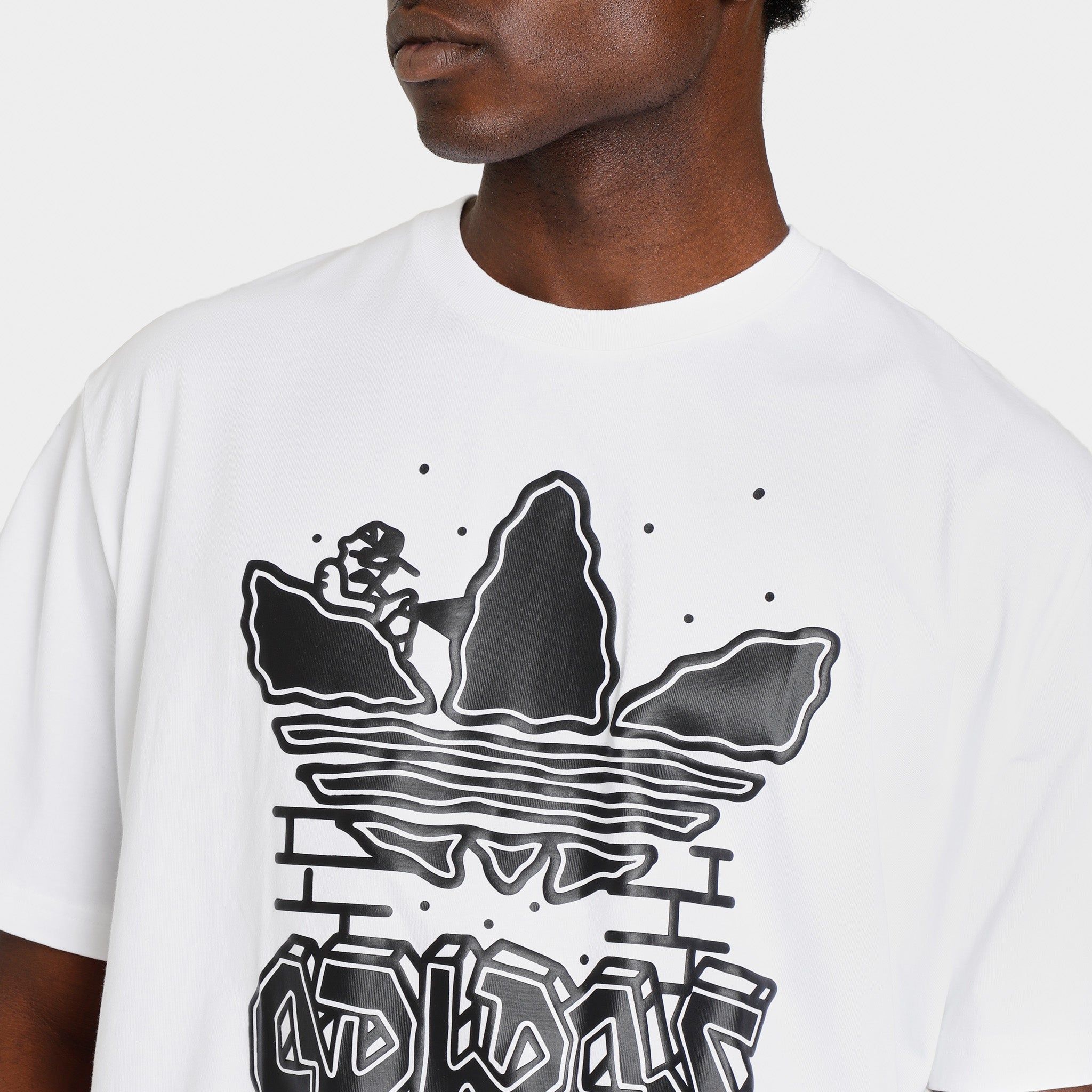 adidas Fuzi TS T-Shirt / White sold by JD Sports product image thumbnail 4