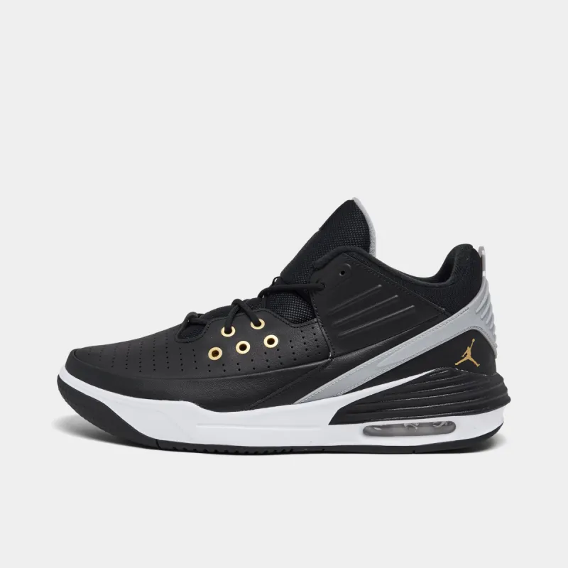 Jordan Max Aura 5 Black / Metallic Gold - White sold by JD Sports