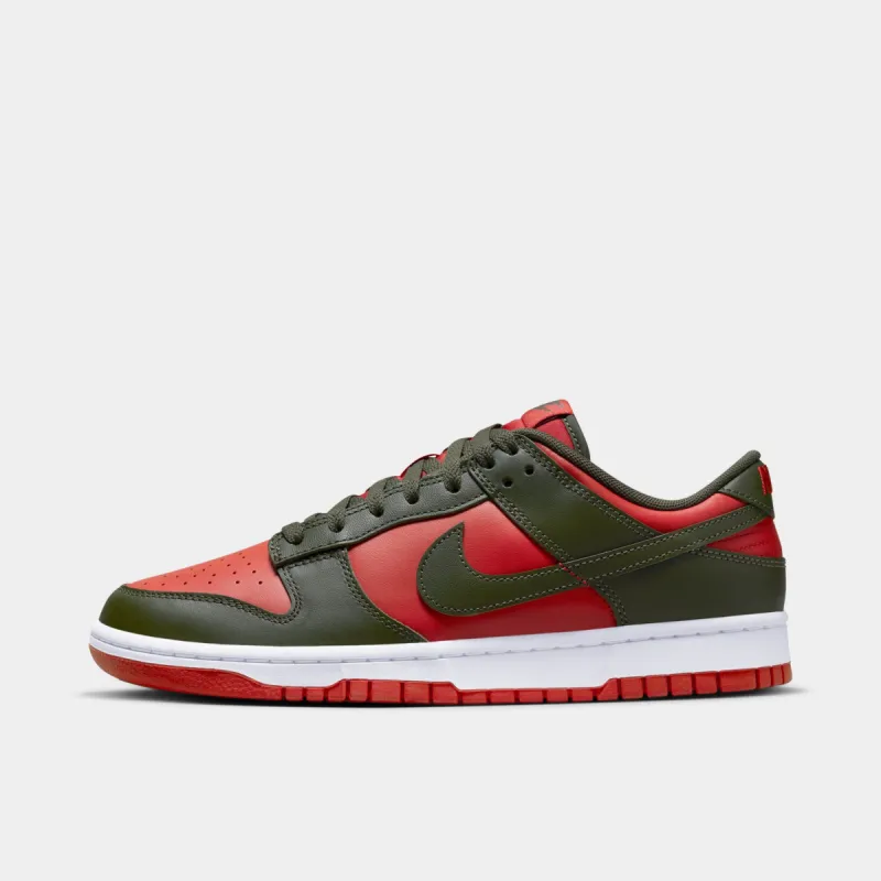 Nike Dunk Low Retro Mystic Red / Cargo Khaki - Mystic Red sold by JD Sports