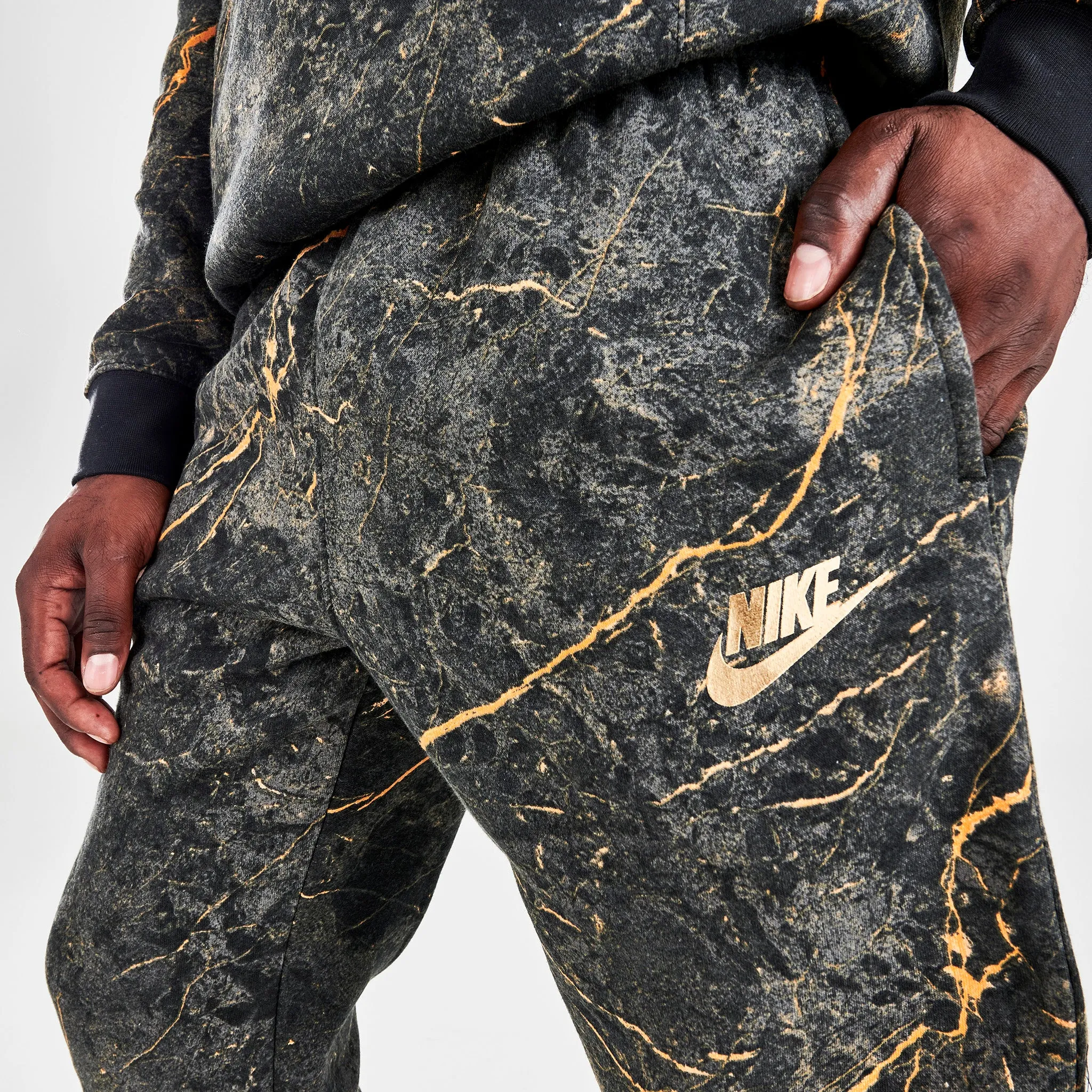 Nike Sportswear Club Fleece Jogger Pants Woodland Camo / Black sold by JD Sports product image thumbnail 5