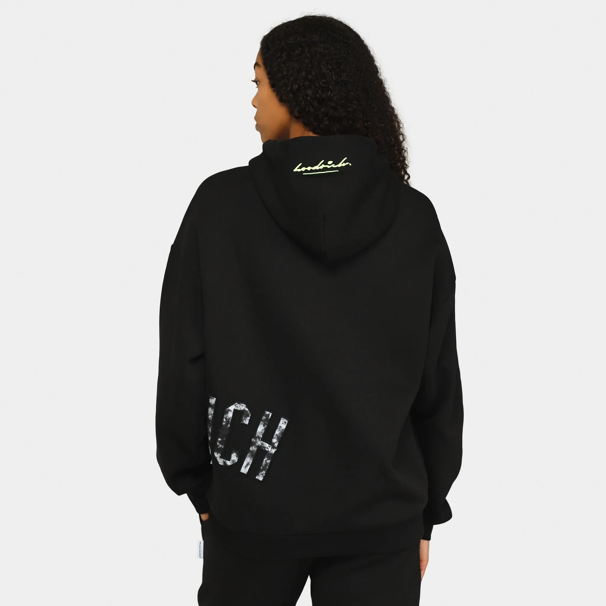 Hoodrich Women's OG Crescent Pullover Hoodie Black / White - Tie-Dye sold by JD Sports product image thumbnail 3