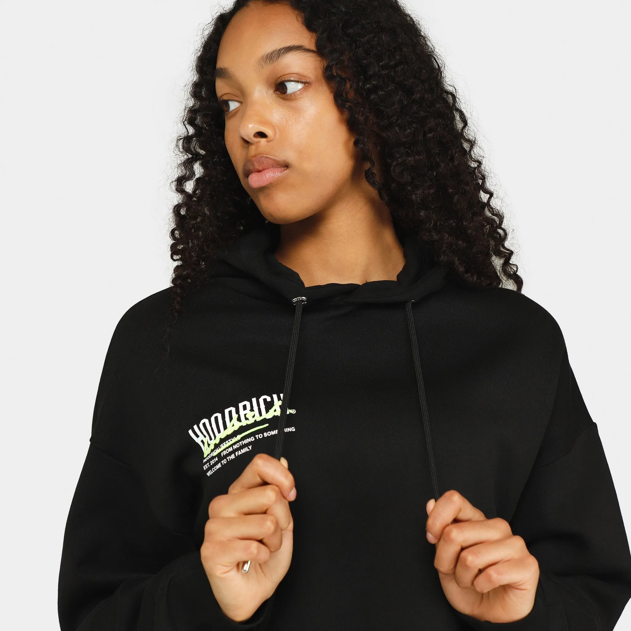Hoodrich Women's OG Crescent Pullover Hoodie Black / White - Tie-Dye sold by JD Sports product image thumbnail 2