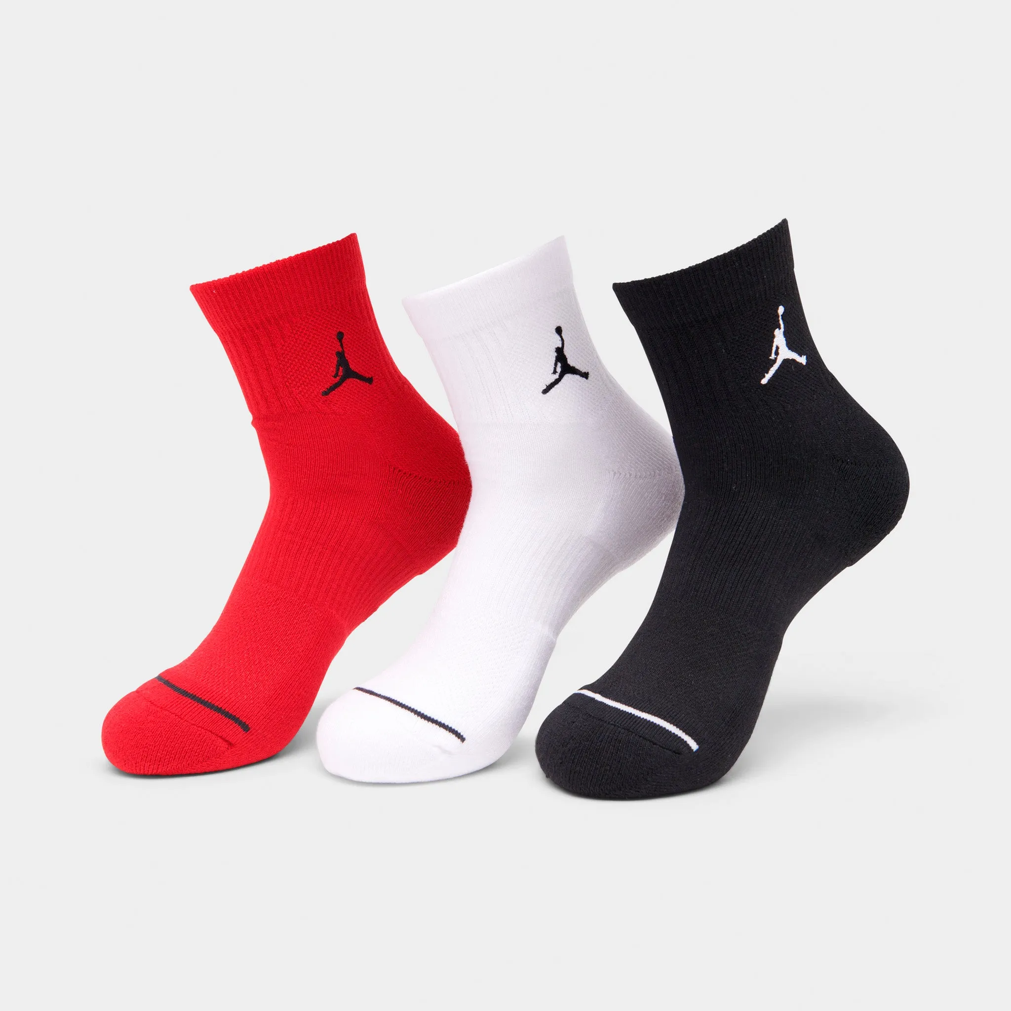 Jordan Everyday Ankle Socks (3 Pack) / Multi-Color sold by JD Sports