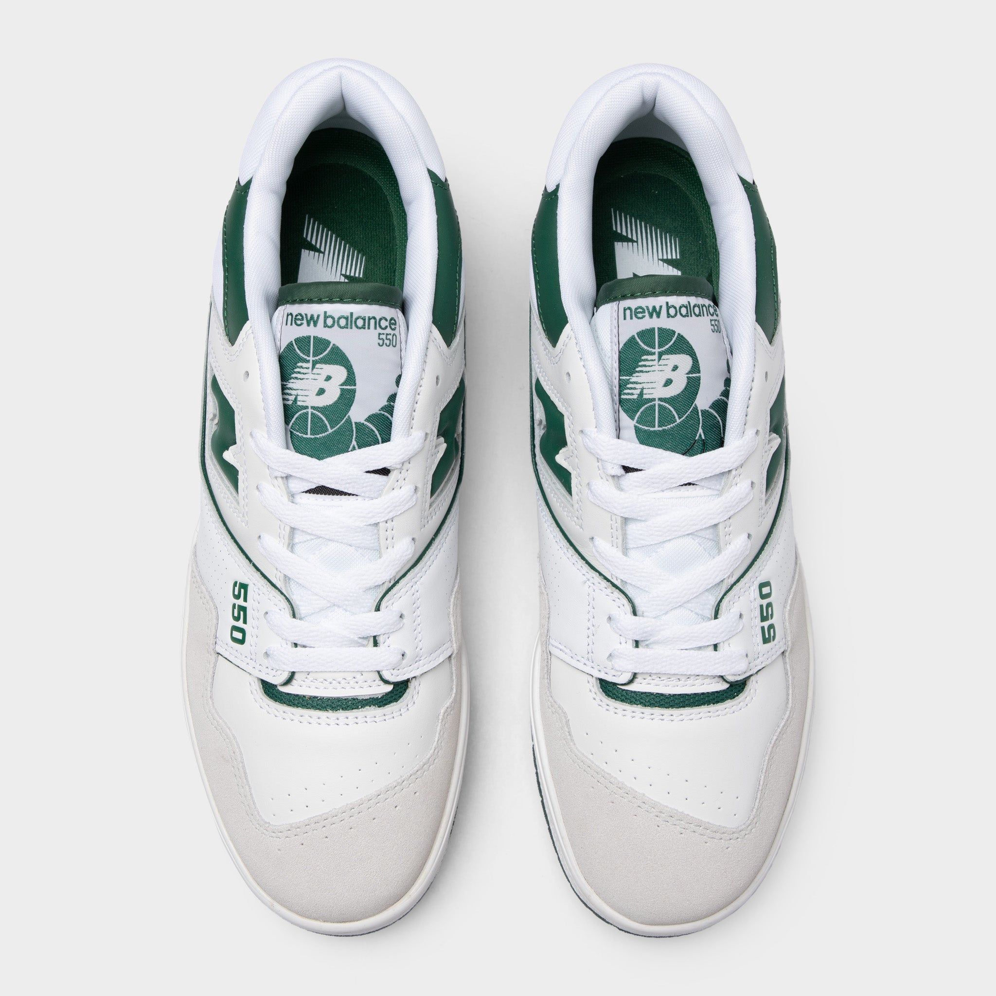 New Balance BB550WT1 White / Forest Green sold by JD Sports product image thumbnail 5