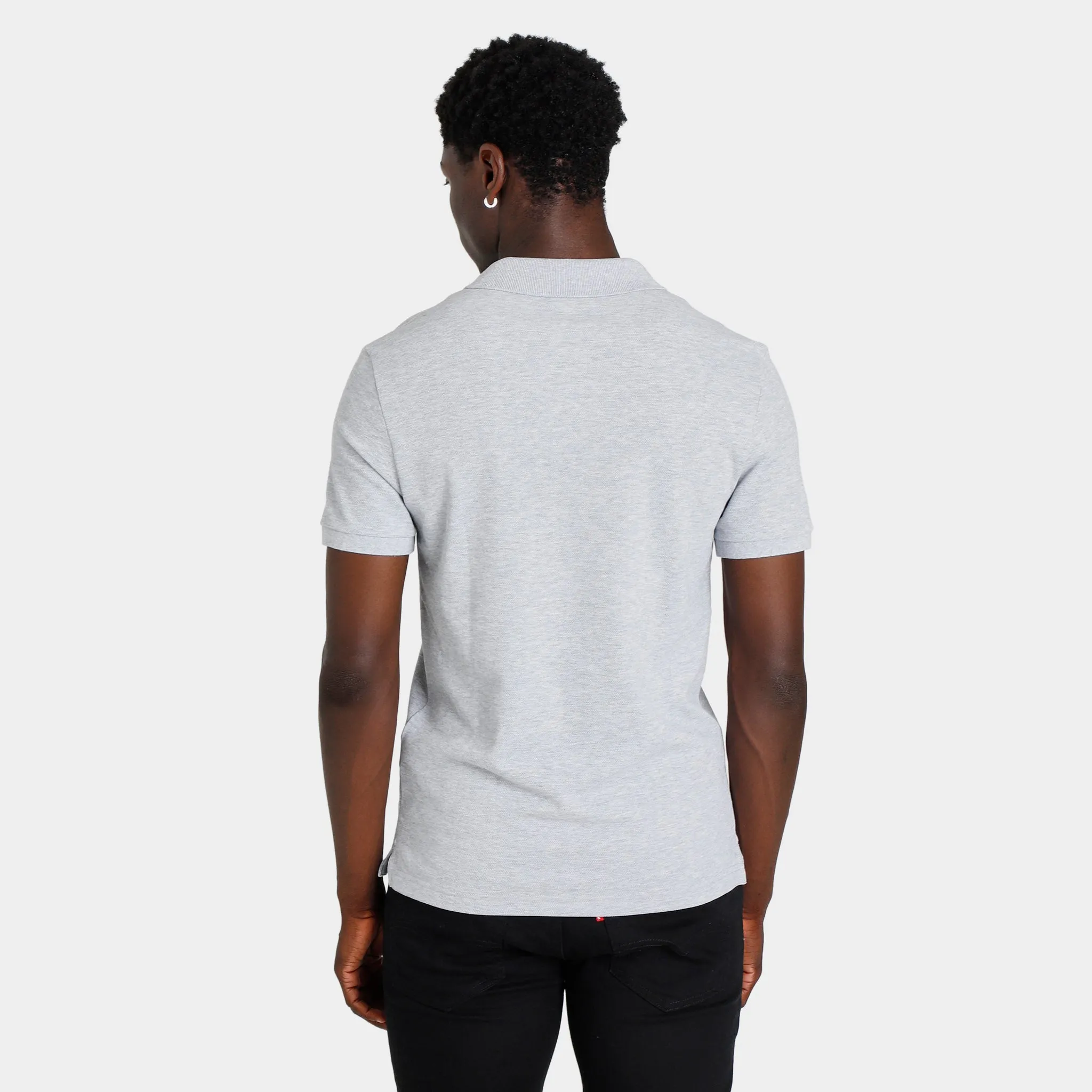 Lacoste Petit Piqu� Slim Fit Polo T-shirt / Silver Grey sold by JD Sports product image thumbnail 2
