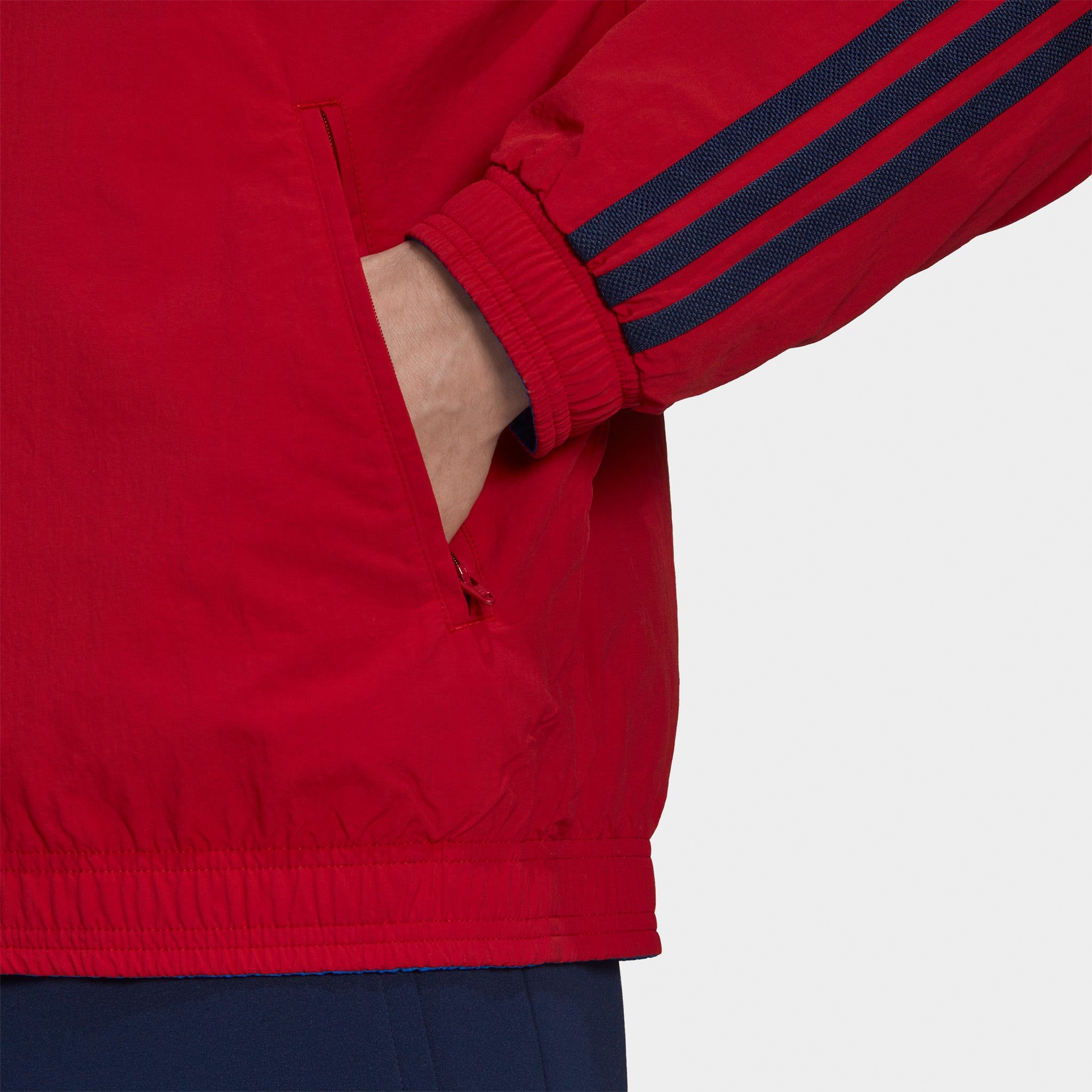 adidas Spain Reversible Anthem Jacket Team Power Red 2 / Team Navy Blue 2 sold by JD Sports product image thumbnail 3