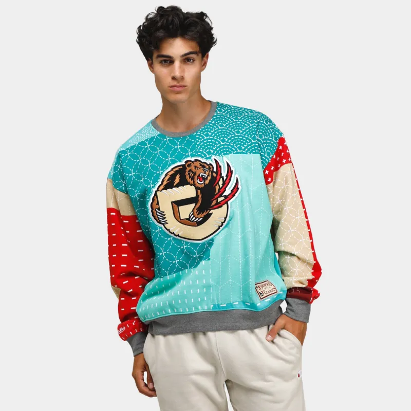 Mitchell & Ness Vancouver Grizzlies Kapital Crewneck / Teal sold by JD Sports