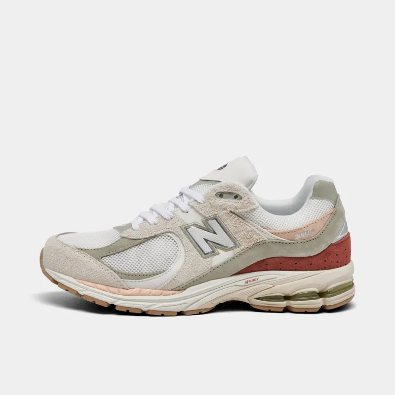 New Balance 2002R Tan / Maroon - White sold by JD Sports