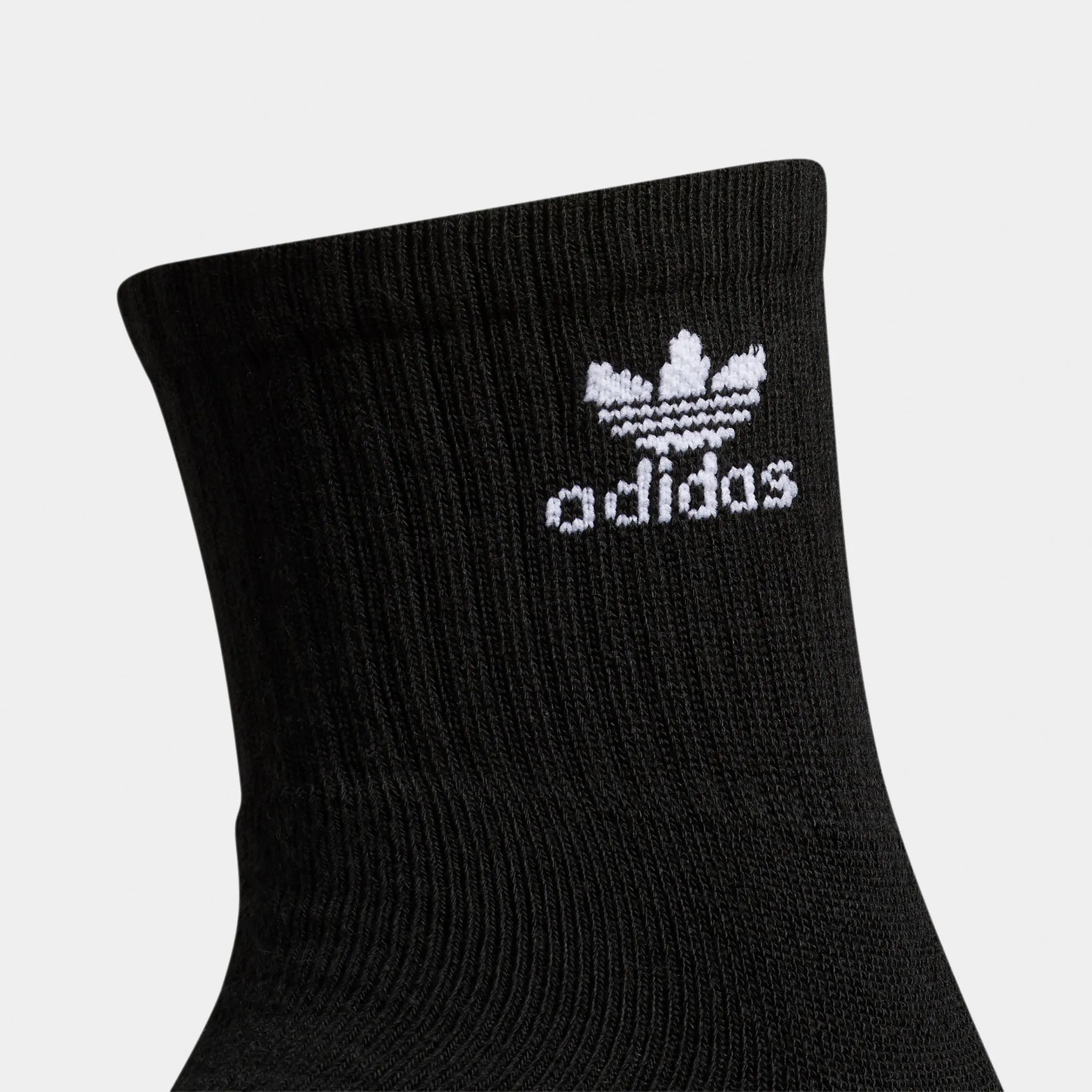 adidas Originals Trefoil Quarter Socks (6 Pack) Black / White sold by JD Sports product image thumbnail 2