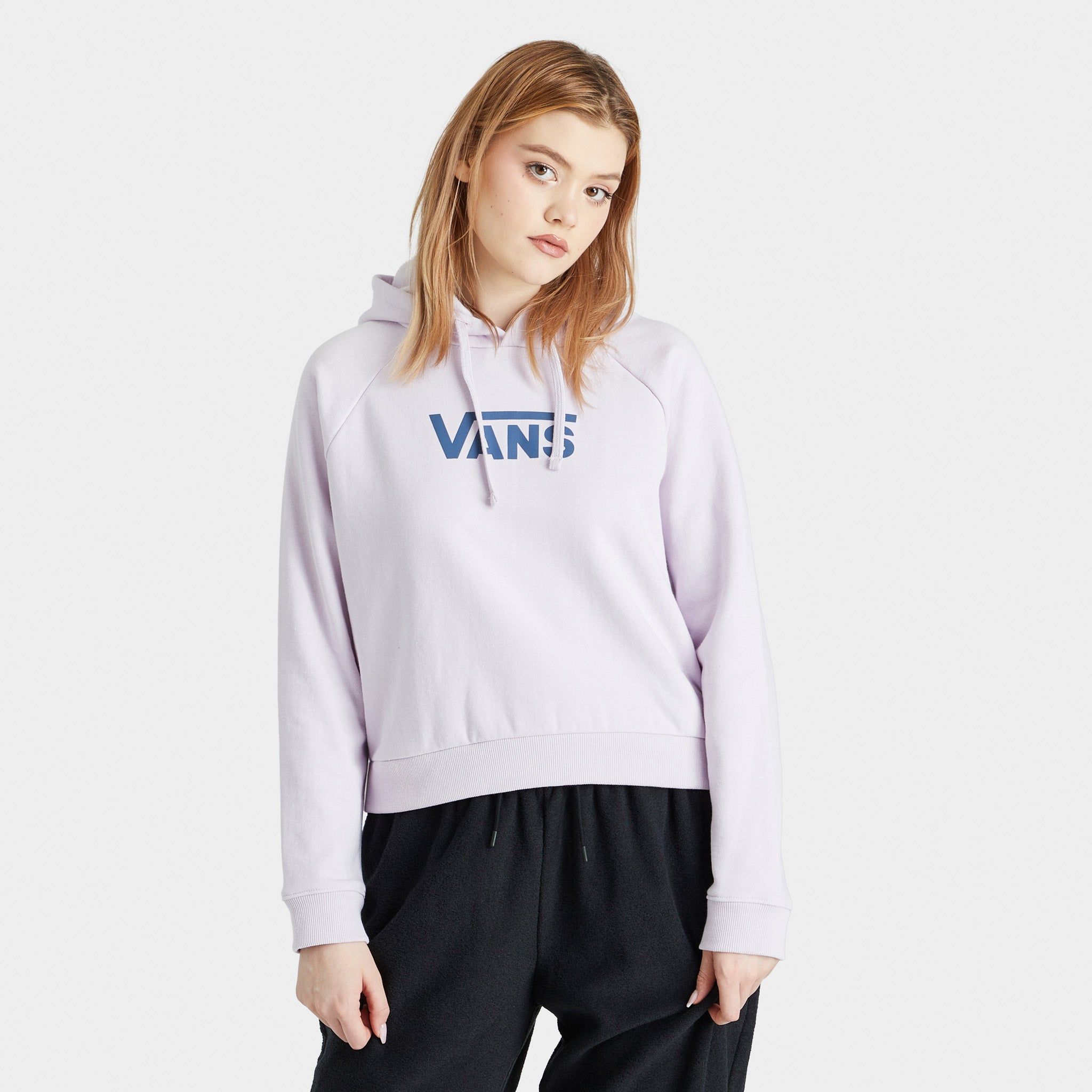 Vans Women's Flying V Boxy Pullover Hoodie / Lavender Fog sold by JD Sports