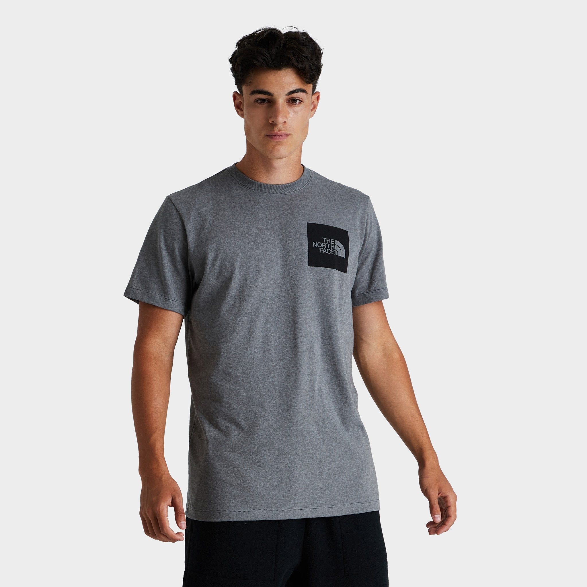 The North Face Fine T-shirt / TNF Medium Grey Heather sold by JD Sports