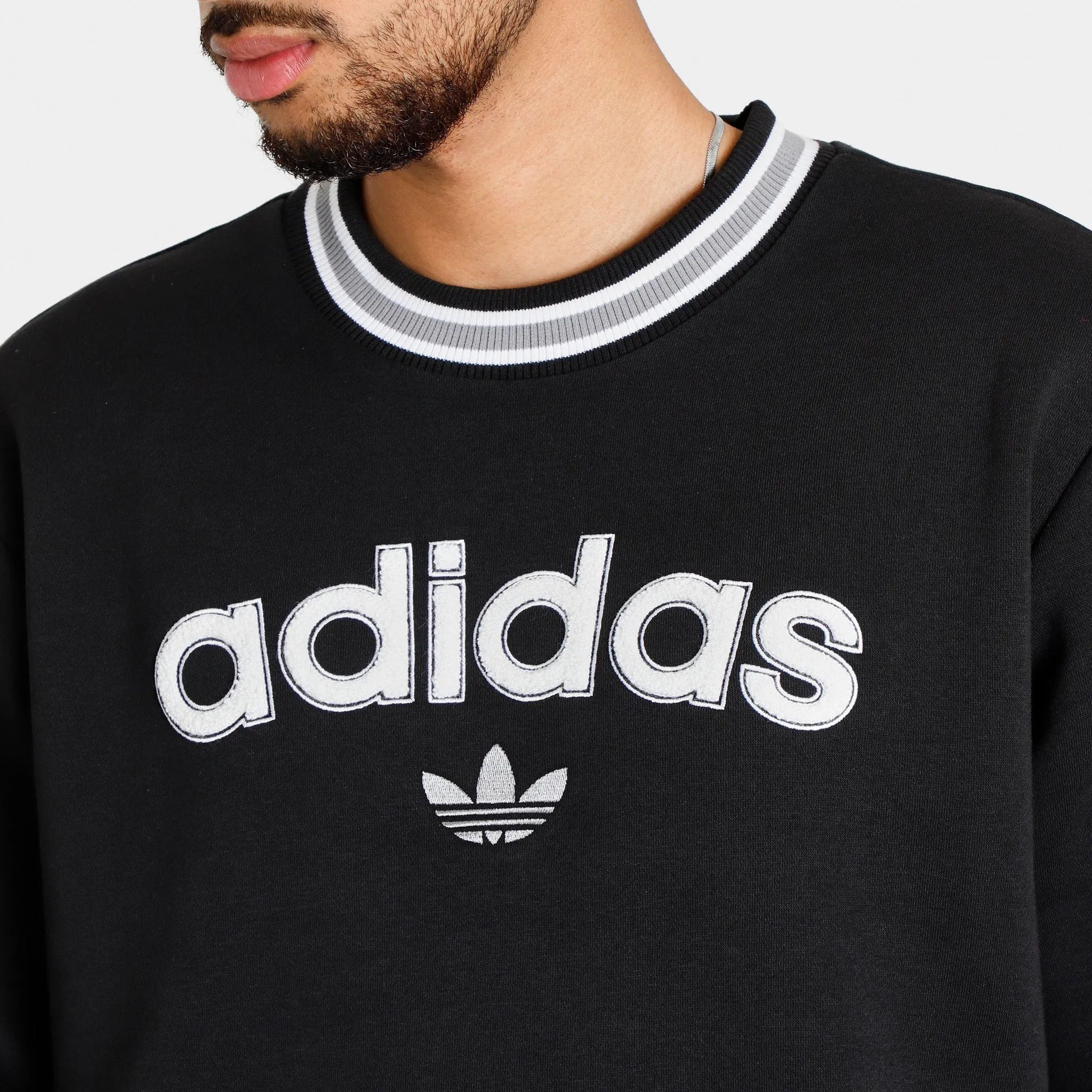 adidas Collegiate Crewneck Black / Black sold by JD Sports product image thumbnail 4